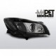 Lampy przód Opel Insignia 08-12 Black LED diodowe DRL Jazdy Dziennej LPOP97