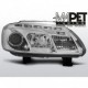 Lampy przód VW Touran - CHROM LED diodowe - LPVWC3