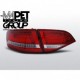 Lampy tył Audi A4 B8 Avant - RED WHITE LED BAR - Diodowe LDAUA5