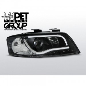 Audi A6 C5 4B - Black DayLight LED Tube DRL światła jazdy dziennej LPAUB9