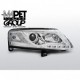 Lampy przód Audi A6 C6 - Xenon DayLight Tube LED DRL jazdy dziennej LPAUC0