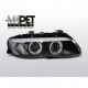 BMW E53 X5 Angel Eyes BLACK CCFL + Pasek LED Xenon LPBMD1