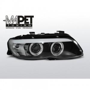 BMW E53 X5 Angel Eyes BLACK Ringi + Pasek LED Xenon LPBMC3