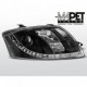 Lampy przód Audi TT 8N - BLACK LED - LPAU50