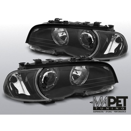 BMW E46 Coupe / Cabrio Angel Eyes BLACK diodowe Ringi LED LPBMG5
