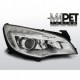 Lampy przód Opel Astra J 2010- CHROM DRL do jazdy dziennej LPOP98 DEPO