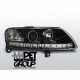 Lampy przód Audi A6 C6 4F - DayLight Black LED Angel Eyes CCFL LPAUA4