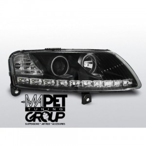 Audi A6 C6 4F - DayLight Black LED Angel Eyes CCFL LPAUA4