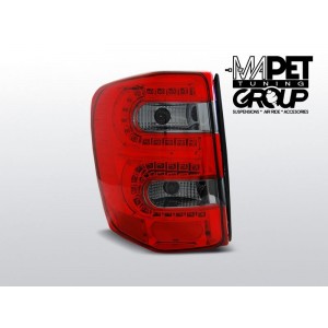Lampy tylne Jeep Grand Cherokee - Red / Black Led - diodowe LDCH09
