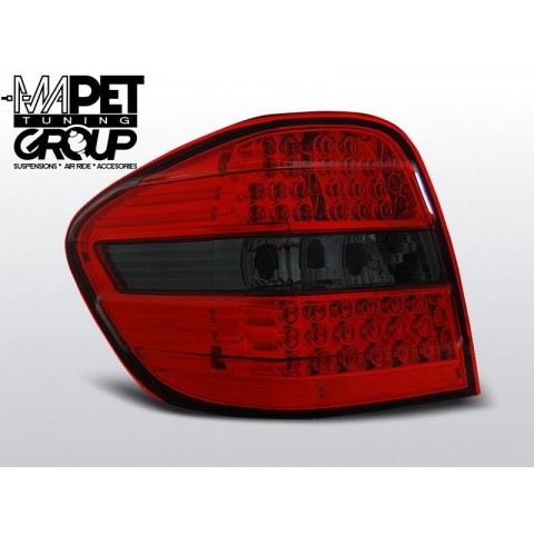Mercedes M-klasa (W164) Red / Black LED DIODOWE LDME93