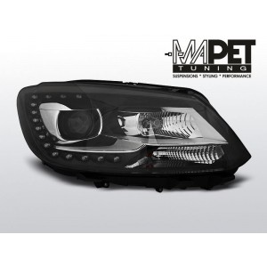 VW Touran II BLACK LED DRL - czarne diodowe do jazdy dziennej LPVWL3