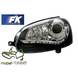 VW Golf 5 / Jetta - diodowe BLACK LED - Bi-XENON D2S FK LPVWH9