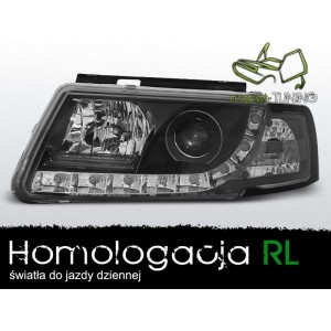 VW Passat B5 - DayLight BLACK LED diody jazdy dziennej RL LPVWD7