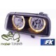 Lampy przód VW Vento clear Black Angel Eyes LPVW32 DEPO