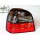 VW Golf 3 clearglass Red / Black Czerwono - Czarne LTVW41