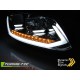 Lampy przód VW Touran II - Black LED diodowe - LPVWS4