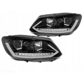 Lampy przód VW Touran II - Black LED diodowe - LPVWS4