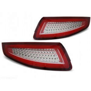 Lampy tył PORSCHE 911 997 RED WHITE LED diodowe LDPO26