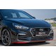 Splittery przednie ABS - Hyundai I30 N Mk3 Hatchback / Fastback - RED