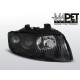 Lampy przód Audi A4 B6 8E 00-04 BLACK LPAU55