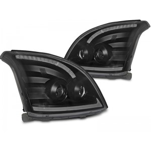 Toyota Land Cruiser 03-09 Tube LED BLACK soczewki LPTO38