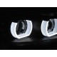BMW E90 / E91 Xenon Angel Eyes BLACK diodowe Ringi 3D LED LPBML2
