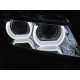 Lampy przód BMW E90 / E91 Xenon Angel Eyes CHROM Ringi 3D LED LPBML1