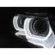 Lampy przód BMW E90 / E91 Xenon Angel Eyes CHROM Ringi 3D LED LPBML1