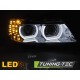 Lampy przód BMW E90 / E91 Xenon Angel Eyes CHROM Ringi 3D LED LPBML1