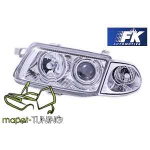 Opel Astra F Clear Angel Eyes soczewki ringi LPOP88 DEPO