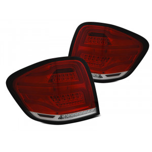 Lampy tył Mercedes ML W164 09-11 Red/White LED BAR DIODOWE LDMEC1