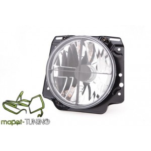 VW Golf 2 clearglass CHROM - przezroczyste z krzyżem LPVW08