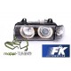 Lampy przód BMW E36 Sedan / Compact / Touring Angel Eyes BLACK DEPO LPBM21