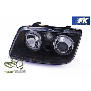 VW Bora clearglass BLACK soczewkowe Angel Eyes czarne DEPO LPVWC0