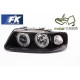 Lampy przód Audi A3 8L Angel Eyes BLACK soczewkowe czarne 2000- LPAU22
