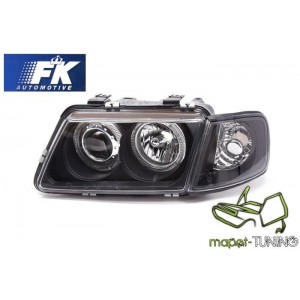 Audi A3 8L 96-00 Angel Eyes BLACK soczewkowe czarne DEPO LPAU10