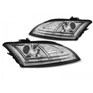 Audi TT 8J 10-14 CHROM LED DRL Xenon dynamiczne diodowe - LPAUF1