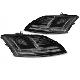 Lampy przód Audi TT 8J 10-14 Black LED DRL Xenon dynamiczne diodowe LPAUF2