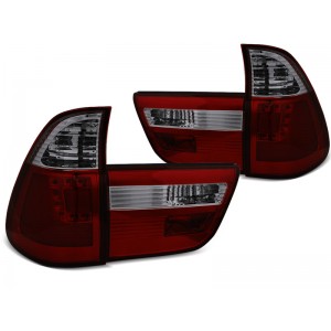 Lampy tył BMW X5 E53 Red Smoked Led Diodowe LDBMI7