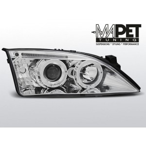 Ford Mondeo III 00-07 Angel Eyes CHROM soczewki ringi LPFO34