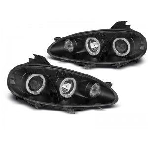 Lampy przód MAZDA MX5 01-05 ANGEL EYES BLACK LPMA16