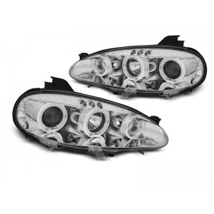 Lampy przód MAZDA MX5 01-05 ANGEL EYES CHROME LPMA15