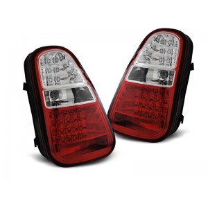 Lampy tył MINI COOPER R50 R52 R53 04-06 RED WHITE LED diodowe LDMC09