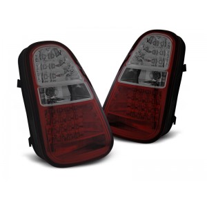 Lampy MINI COOPER R50 R52 R53 04-06 RED SMOKE LED LDMC10