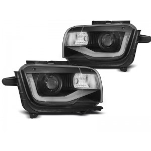 Lampy przód CHEVROLET CAMARO 09-13 TUBE LIGHT BLACK LPCT10