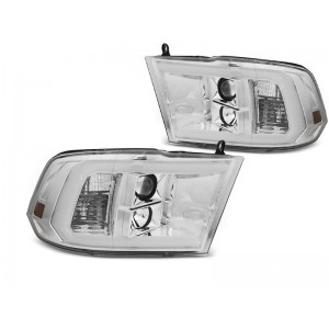 Lampy przednie DODGE RAM 09-18 TUBE LED CHROM LPDO21