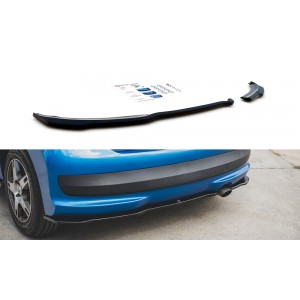 Splittery Boczne Tylnego Zderzaka ABS - Peugeot 207 Sport