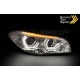 BMW F10/F11 10-13 AE LED CHROME SEQ DRL XENON LPBMM3