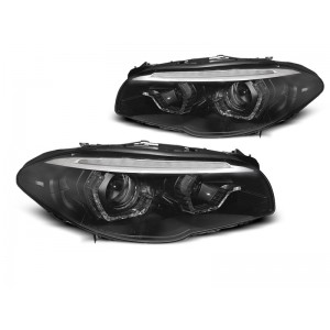 BMW F10/F11 10-13 AE LED BLACK SEQ DRL XENON LPBMM4