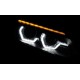 Lampy przód BMW Z4 E89 09-13 XENON DRL BLACK LED 3D LPBML4